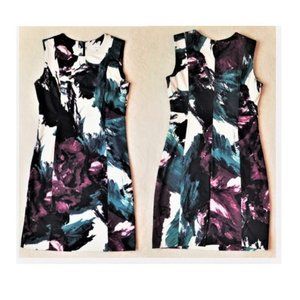 Calvin Klein sheath floral dress